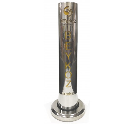 PASLANMAZ KROM SINIR ELEMANI 50 X10CM