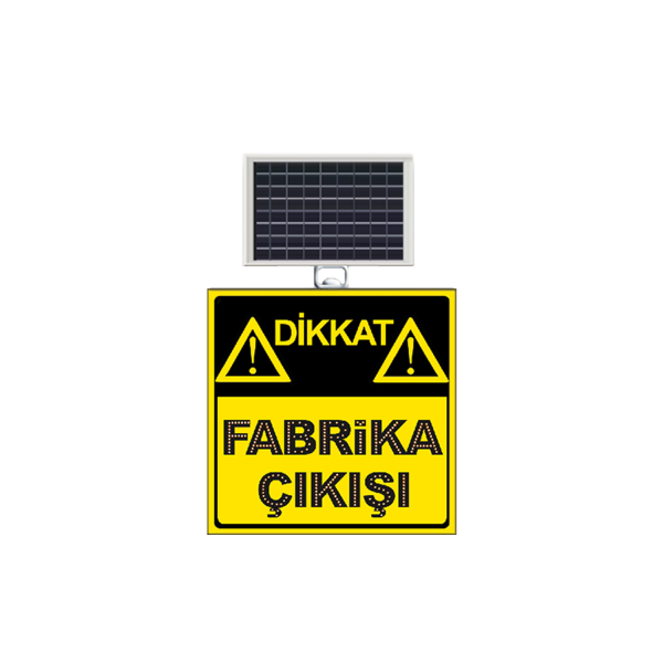 DİKKAT LEVHASI 60×60 CM